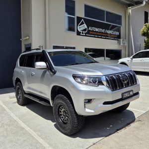 Toyota Prado 150 Series 4" Short Entry Stainless Steel Snorkel Kit