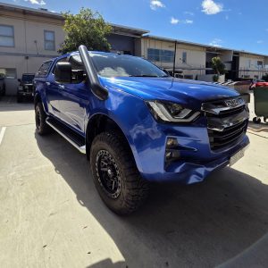 Isuzu DMAX/MUX 2021 onwards 5" Stainless Steel Snorkel Kit (SHORT)