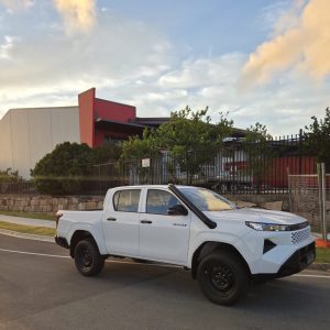 Toyota Hilux N90 Dual 4" Stainless Steel Snorkel Kit (Short)